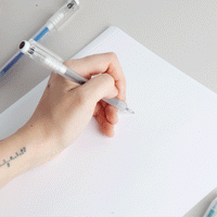 Eclipse Erasable Pens Drawing and Erasing GIF