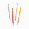 The PK Pattern Twist Pens Set of 4 on a white background. 