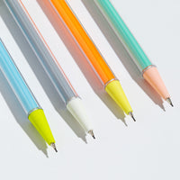 Colorblock Mechanical Pencil Set of 4 - close up of tips