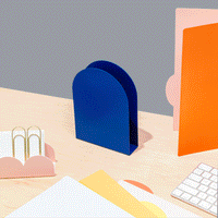 Color Block File Folders  and Desk Organizer Stop Motion