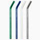 Glass Straws Eco Friendly Reusable Blue Green Grey