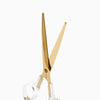 Lucite Scissors in Gold