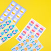 Vibrant Sticky Tabs v2 - 4 sheets close-up