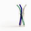 Poketo Glass Straw in Cool on a white background.
