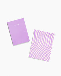The Lavender Concept Planner and Object Notebook on a white background. 