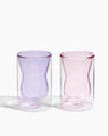 Double Wall Curvy Cup - Set of 2