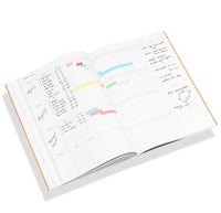Inside the Poketo Printed Project Planner  on a white background