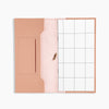 Petite Folio in Blush on a white background.