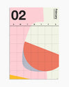 Printed Spectrum Wall Planner