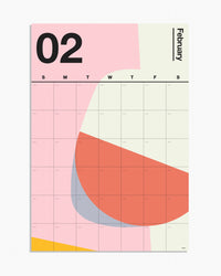 Printed Spectrum Wall Planner