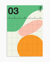 Printed Spectrum Wall Planner