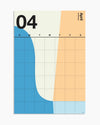 Printed Spectrum Wall Planner