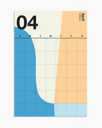 Printed Spectrum Wall Planner