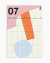 Printed Spectrum Wall Planner