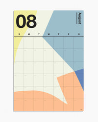 Printed Spectrum Wall Planner