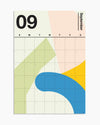Printed Spectrum Wall Planner