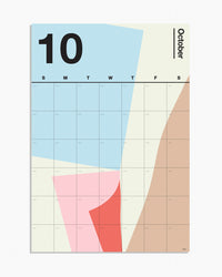 Printed Spectrum Wall Planner