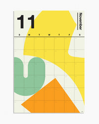 Printed Spectrum Wall Planner