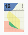 Printed Spectrum Wall Planner