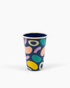 The Poketo x Crow Crayon Tumbler  in Outlines and Boulderson a white background. 