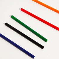 The PK Prism Colored Rollerball Pen Set of 5 displayed on a white background.