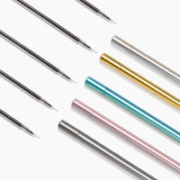 The PK Prism Rollerball Pen Pack of 5 with Refill Pack of 5 on a white background. 