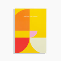 The Quarterly Goal Planner in Yellow on a white background. 