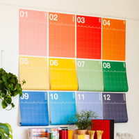 Spectrum Wall Planner Hanging on Wall 12 Months