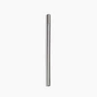 The PK Pewter Prism Rollerball Pen on a white background. 