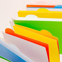 Colorblock File Folder Set