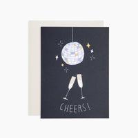 Disco Ball Cheers Card