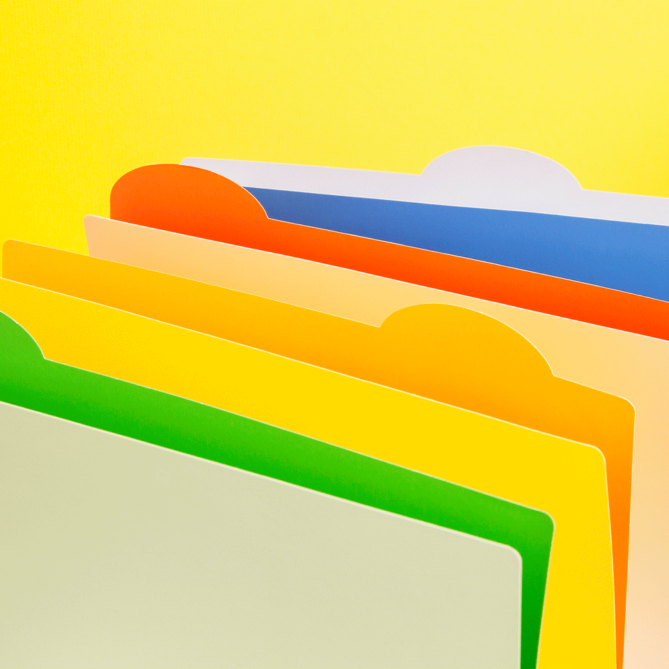 Colorblock File Folder Set Poketo