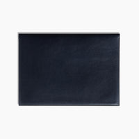 Large Minimalist Folio Navy 13" Laptop Organizer Back Logo