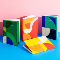 Quarterly Goal Planner Green Red Yellow Blue